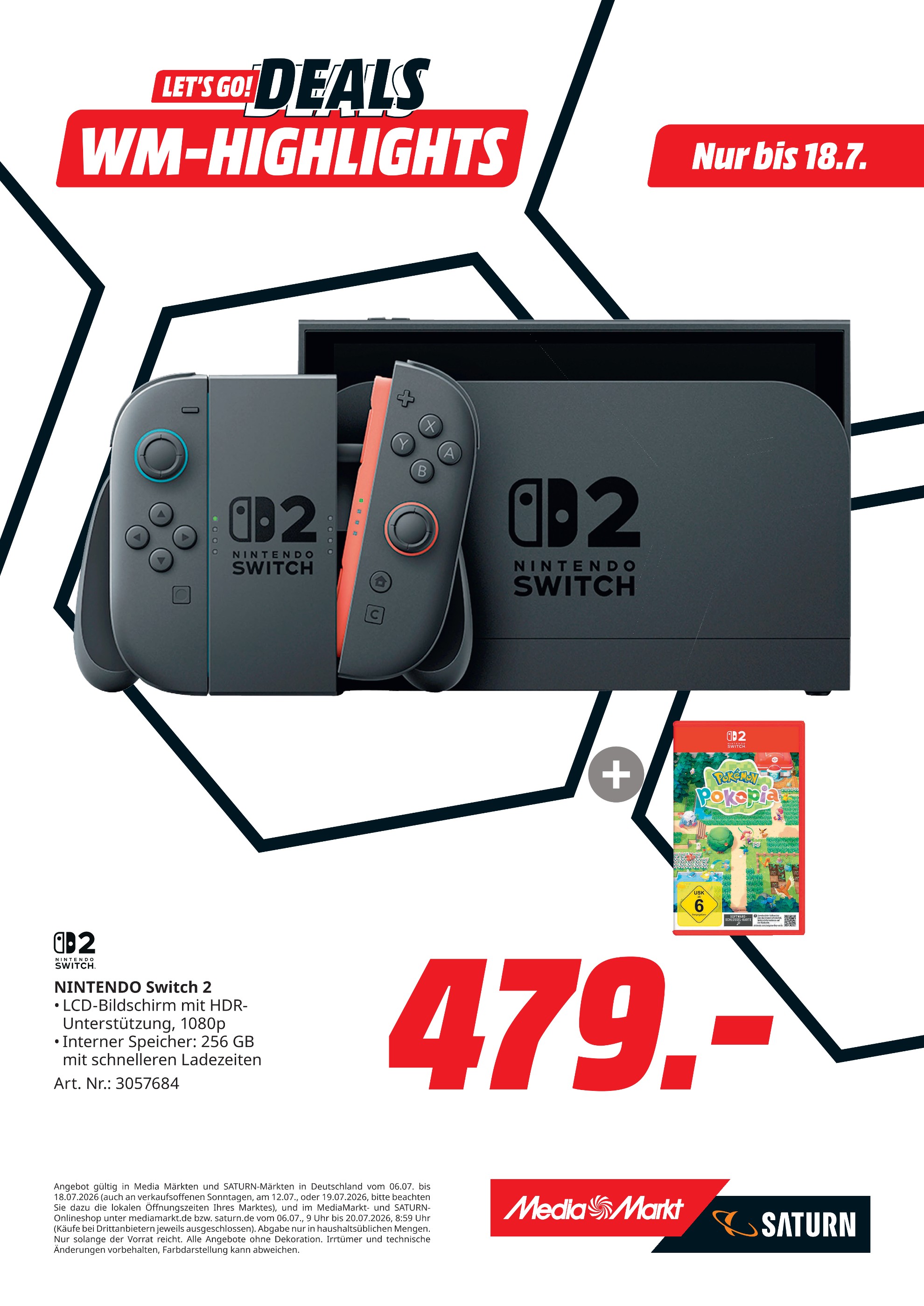 Nintendo Switch Angebot im aktuellen MediaMarkt Saturn Prospekt auf Seite 12